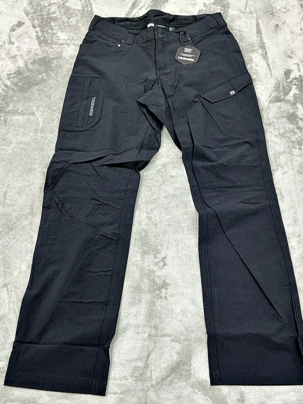 Truewerk T1 Werk pant Black Womens 12 Long durable water resistant gusseted NEW